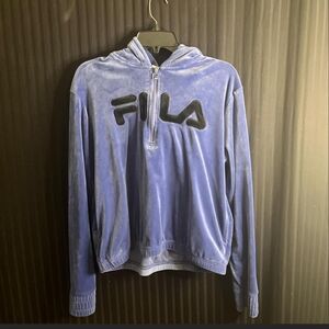 Fila Cropped Hoody Size Large